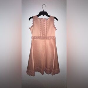 Formal a-line pink dress.